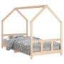 Estructura de cama infantil madera maciza de pino 90x190 cm de vidaXL, Cunas y camas para niños - Ref: Foro24-835727, Precio:...