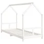 Estructura de cama para niños madera de pino blanco 80x200 cm de vidaXL, Cunas y camas para niños - Ref: Foro24-835716, Preci...