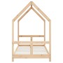 Estructura de cama para niños madera maciza de pino 80x160 cm de vidaXL, Cunas y camas para niños - Ref: Foro24-835724, Preci...