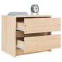 Mesitas de noche 2 uds madera maciza de pino 40x31x35,5 cm de vidaXL, Mesitas de noche - Ref: Foro24-836136, Precio: 77,69 €,...