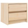 Mesitas de noche 2 uds madera maciza de pino 40x31x35,5 cm de vidaXL, Mesitas de noche - Ref: Foro24-836136, Precio: 77,69 €,...