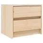 Mesitas de noche 2 uds madera maciza de pino 40x31x35,5 cm de vidaXL, Mesitas de noche - Ref: Foro24-836136, Precio: 75,32 €,...