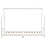 Estructura de cama para niños madera de pino blanco 90x190 cm de vidaXL, Cunas y camas para niños - Ref: Foro24-835728, Preci...