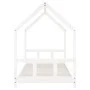 Estructura de cama para niños madera de pino blanco 90x190 cm de vidaXL, Cunas y camas para niños - Ref: Foro24-835728, Preci...