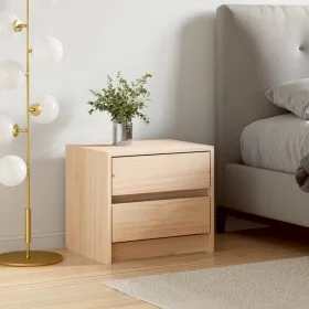 Nachttisch aus massivem Kiefernholz, 40 x 31 x 35,5 cm von vidaXL, Nachttische - Ref: Foro24-836135, Preis: 41,65 €, Rabatt: %