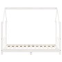 Estructura de cama para niños madera de pino blanco 80x160 cm de vidaXL, Cunas y camas para niños - Ref: Foro24-835725, Preci...