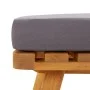 Set muebles de jardín 2 pzas con cojines madera maciza acacia de vidaXL, Sofás modulares de exterior - Ref: Foro24-316267, Pr...