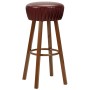Taburetes de cocina 2 unidades cuero sintético marrón de vidaXL, Taburetes de cocina - Ref: Foro24-246731, Precio: 115,85 €, ...