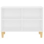 Mueble de TV con patas de madera maciza blanco 69,5x30x50 cm de vidaXL, Muebles TV - Ref: Foro24-805923, Precio: 48,15 €, Des...