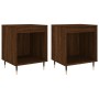 Mesitas noche 2 uds madera ingeniería marrón roble 40x35x50 cm de vidaXL, Mesitas de noche - Ref: Foro24-830715, Precio: 38,2...