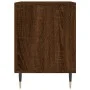 Mesitas noche 2 uds madera ingeniería marrón roble 40x35x50 cm de vidaXL, Mesitas de noche - Ref: Foro24-830715, Precio: 38,2...