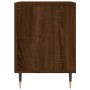 Mesitas noche 2 uds madera ingeniería marrón roble 40x35x50 cm de vidaXL, Mesitas de noche - Ref: Foro24-830715, Precio: 38,2...
