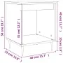 Mesitas noche 2 uds madera ingeniería marrón roble 40x35x50 cm de vidaXL, Mesitas de noche - Ref: Foro24-830715, Precio: 38,2...