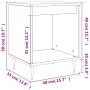 Mesitas noche 2 uds madera ingeniería marrón roble 40x35x50 cm de vidaXL, Mesitas de noche - Ref: Foro24-830715, Precio: 38,2...