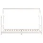Estructura de cama para niños madera de pino blanco 90x200 cm de vidaXL, Cunas y camas para niños - Ref: Foro24-835719, Preci...