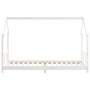Estructura de cama para niños madera de pino blanco 90x200 cm de vidaXL, Cunas y camas para niños - Ref: Foro24-835719, Preci...