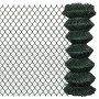 Green steel wire mesh fence 1x15 m by vidaXL, fence panels - Ref: Foro24-140344, Price: 61,81 €, Discount: %