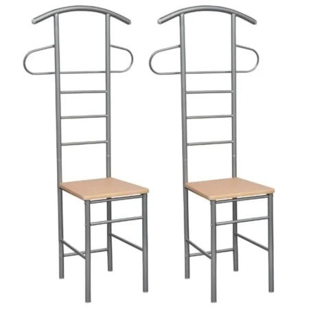 Sillas galán de noche de metal 2 unidades de vidaXL, Galanes de noche - Ref: Foro24-60651, Precio: 87,53 €, Descuento: %