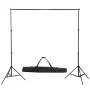 Sistema de soporte de telón fondo fotográfico 600x300 cm negro de vidaXL, Fondos - Ref: Foro24-160061, Precio: 97,50 €, Descu...