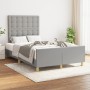 Estructura de cama con cabecero de tela gris claro 120x200 cm de vidaXL, Camas y somieres - Ref: Foro24-3125365, Precio: 172,...