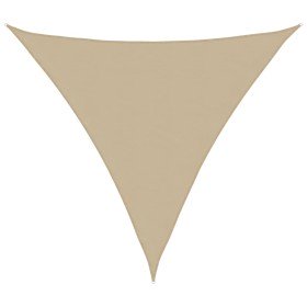 Toldo de vela triangular tela Oxford beige 4x4x4 m en Sombrillas | Comprar online en Foru.es