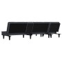 Sofá cama en forma de L terciopelo gris oscuro 255x140x70 cm de vidaXL, Sofás - Ref: Foro24-3157261, Precio: 424,52 €, Descue...
