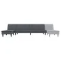 L-shaped sofa bed dark gray velvet 255x140x70 cm by vidaXL, Sofas - Ref: Foro24-3157261, Price: 434,09 €, Discount: %