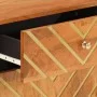 Mesita de noche madera maciza mango marrón y negro 50x33x60 c de vidaXL, Mesitas de noche - Ref: Foro24-356791, Precio: 65,76...