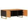 Mesa de centro madera maciza de mango negro marrón 100x54x40 cm de vidaXL, Mesas de centro - Ref: Foro24-356795, Precio: 96,9...