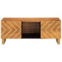 Mesa de centro madera maciza de mango negro marrón 100x54x40 cm de vidaXL, Mesas de centro - Ref: Foro24-356795, Precio: 97,7...