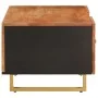 Mesa de centro madera maciza de mango negro marrón 100x54x40 cm de vidaXL, Mesas de centro - Ref: Foro24-356795, Precio: 96,9...