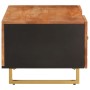 Mesa de centro madera maciza de mango negro marrón 100x54x40 cm de vidaXL, Mesas de centro - Ref: Foro24-356795, Precio: 97,7...