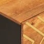 Mesa de centro madera maciza de mango negro marrón 100x54x40 cm de vidaXL, Mesas de centro - Ref: Foro24-356795, Precio: 96,9...