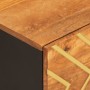 Mesa de centro madera maciza de mango negro marrón 100x54x40 cm de vidaXL, Mesas de centro - Ref: Foro24-356795, Precio: 97,7...
