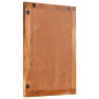 Espejo de baño madera maciza mango marrón y cristal 50x70x3 cm de vidaXL, Espejos - Ref: Foro24-356814, Precio: 56,37 €, Desc...