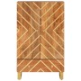 Aparador de madera maciza mango marrón y negro 60x33,5x100 cm de vidaXL, Aparadores - Ref: Foro24-356813, Precio: 149,13 €, D...