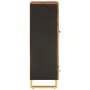 Aparador de madera maciza mango marrón y negro 60x33,5x100 cm de vidaXL, Aparadores - Ref: Foro24-356813, Precio: 159,22 €, D...