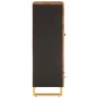 Aparador de madera maciza mango marrón y negro 60x33,5x100 cm de vidaXL, Aparadores - Ref: Foro24-356813, Precio: 149,13 €, D...