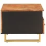 Solid mango wood black and brown coffee table 80x54x40 cm by vidaXL, Coffee table - Ref: Foro24-356796, Price: 97,84 €, Disco...