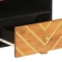 Mesa de centro madera maciza mango negro y marrón 80x54x40 cm de vidaXL, Mesas de centro - Ref: Foro24-356796, Precio: 97,84 ...