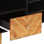 Mueble de TV madera maciza mango marrón y negro 100x33,5x46 cm de vidaXL, Muebles TV - Ref: Foro24-356801, Precio: 80,76 €, D...