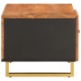 Mesa de centro madera maciza de mango negro marrón 80x50x40 cm de vidaXL, Mesas de centro - Ref: Foro24-356787, Precio: 72,88...