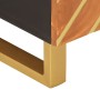 Mesa de centro madera maciza de mango negro marrón 80x50x40 cm de vidaXL, Mesas de centro - Ref: Foro24-356787, Precio: 72,88...