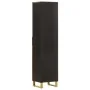 Mueble de baño madera maciza mango marrón negro 38x33,5x160 cm de vidaXL, Tocadores de baño - Ref: Foro24-356805, Precio: 134...