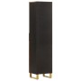 Mueble de baño madera maciza mango marrón negro 38x33,5x160 cm de vidaXL, Tocadores de baño - Ref: Foro24-356805, Precio: 136...