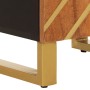 Mueble de baño madera maciza mango marrón negro 38x33,5x160 cm de vidaXL, Tocadores de baño - Ref: Foro24-356805, Precio: 136...