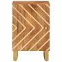 Mueble de baño madera maciza mango marrón y negro 38x33,5x58 cm de vidaXL, Tocadores de baño - Ref: Foro24-356804, Precio: 46...