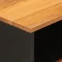 Solid mango wood nightstand brown and black 50x33x60 c by vidaXL, Nightstands - Ref: Foro24-356793, Price: 64,06 €, Discount: %