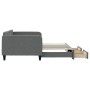 Sofá cama nido con cajones tela gris oscuro 100x200 cm de vidaXL, Camas y somieres - Ref: Foro24-3196858, Precio: 299,02 €, D...