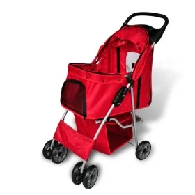 Cochecito para perros rojo de vidaXL, Cochecitos para mascotas - Ref: Foro24-170055, Precio: 93,69 €, Descuento: %